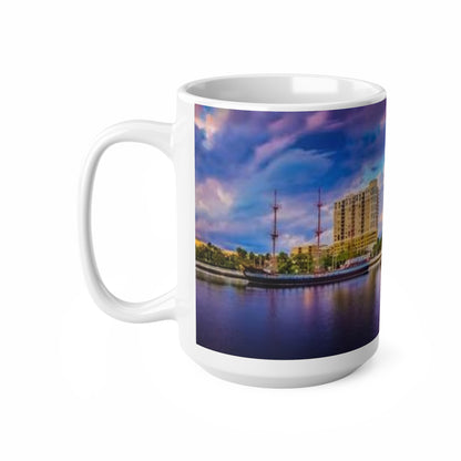 Tampa Skyline Coffee Mug — Colorful Cityscape Ceramic Mug (11oz & 15oz)