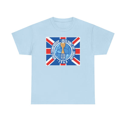 1966 World Cup Jules Rimet Trophy Tee — Vintage England Football Shirt