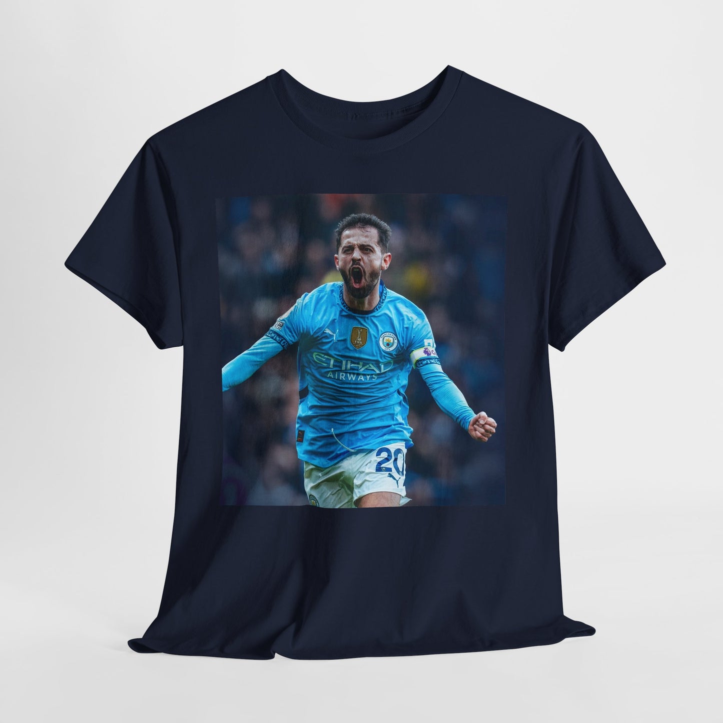 Bernardo Silva Tribute Tee – Inspirational Letter & Celebrating Goal Moment