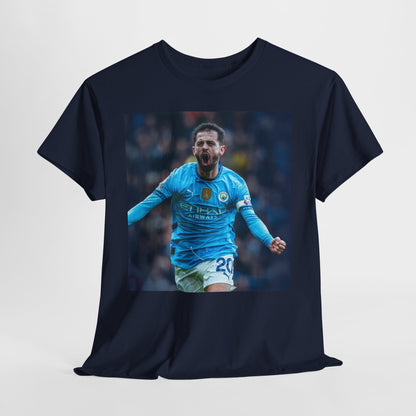 Bernardo Silva Tribute Tee – Inspirational Letter & Celebrating Goal Moment