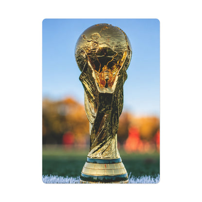 World Cup Trophy Playing / Poker Cards