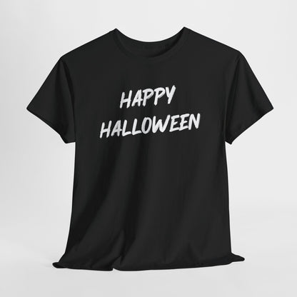 Happy Halloween T-Shirt – Spooky Script Holiday Tee