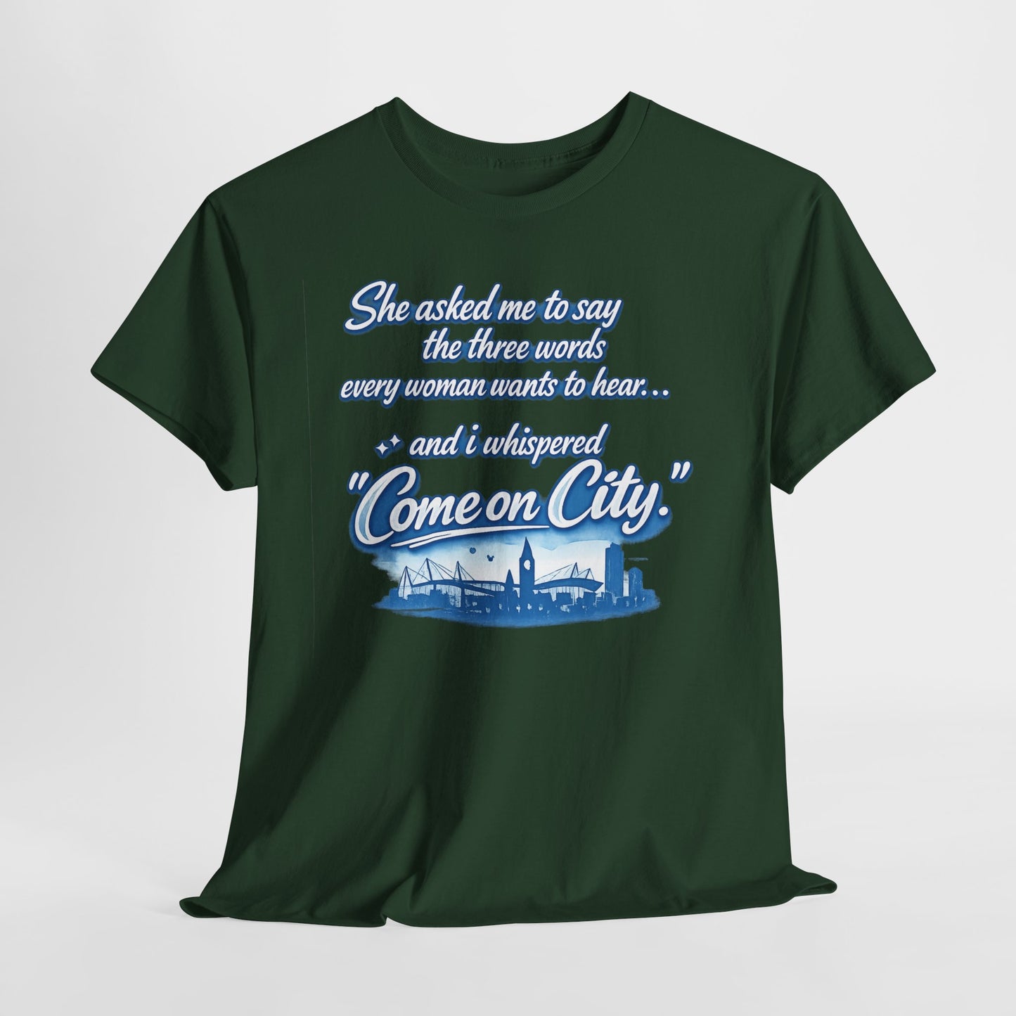 Come on City Skyline Tee — Retro Script Urban Pride T‑Shirt