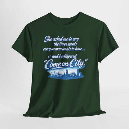 Come on City Skyline Tee — Retro Script Urban Pride T‑Shirt