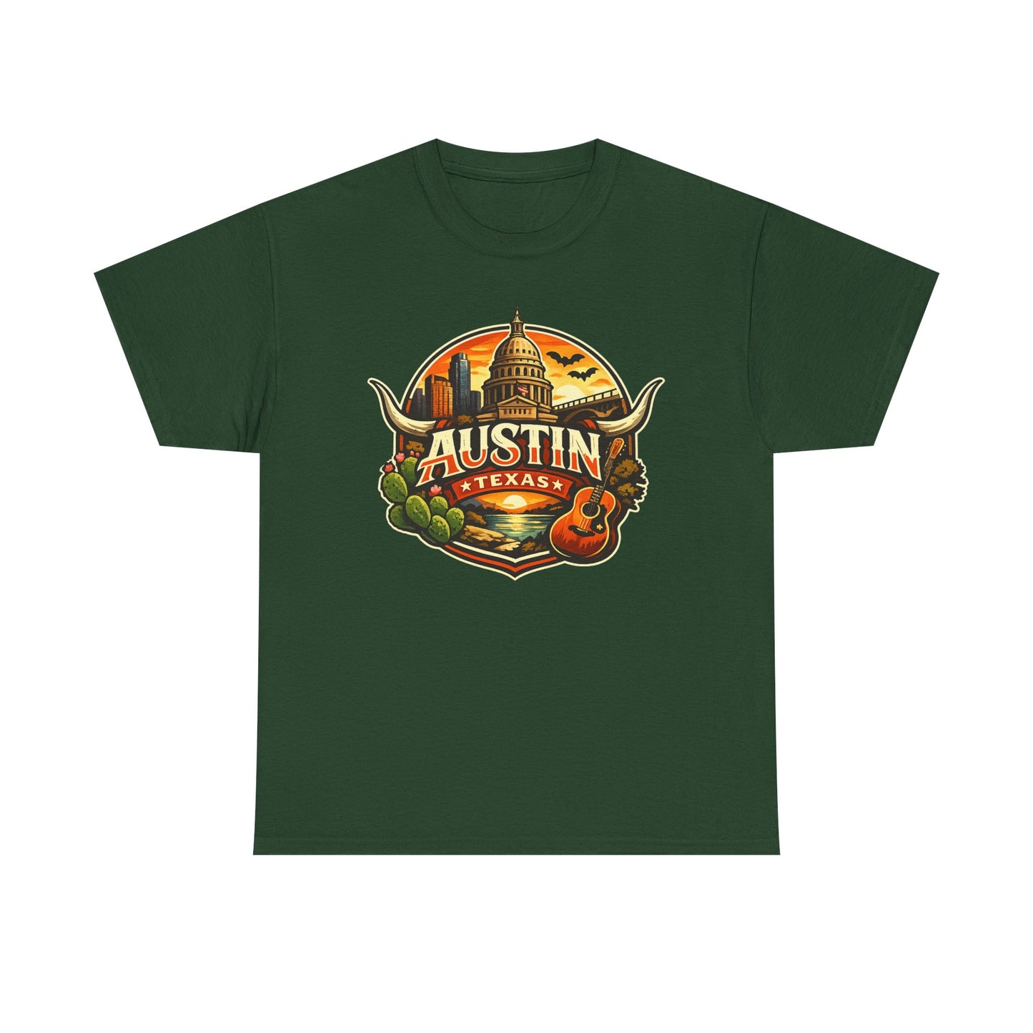 Austin Texas Vintage Travel T-Shirt