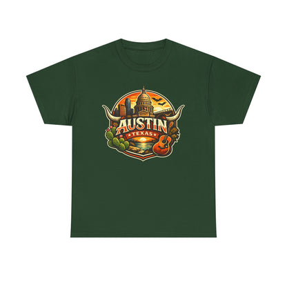 Austin Texas Vintage Travel T-Shirt
