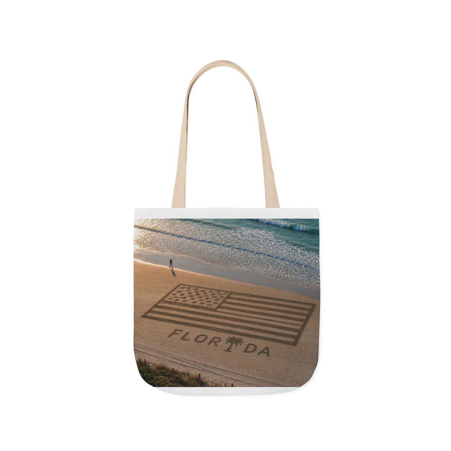 Florida Canvas Tote Bag, 5-Color Straps