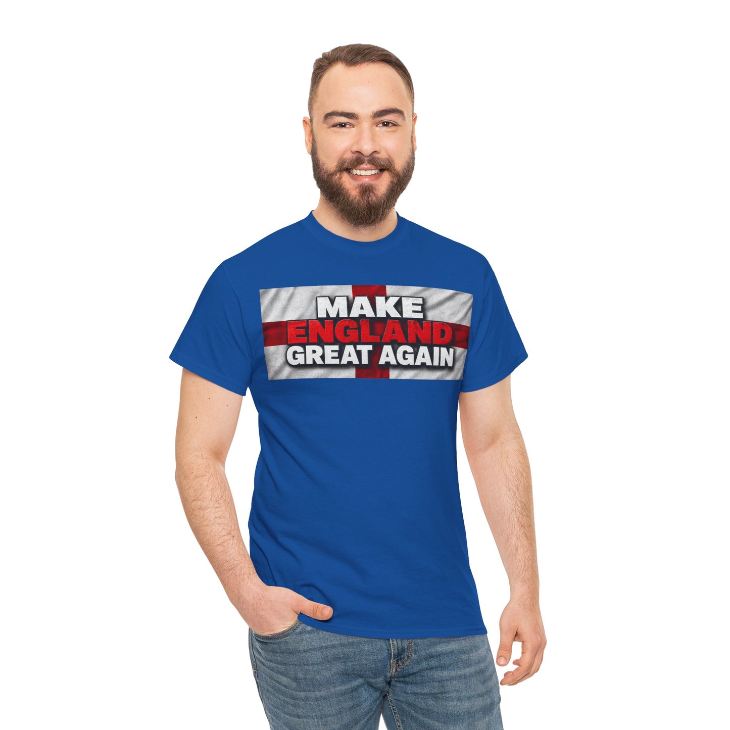 Make England Great Again T-Shirt — Patriotic England Flag Tee