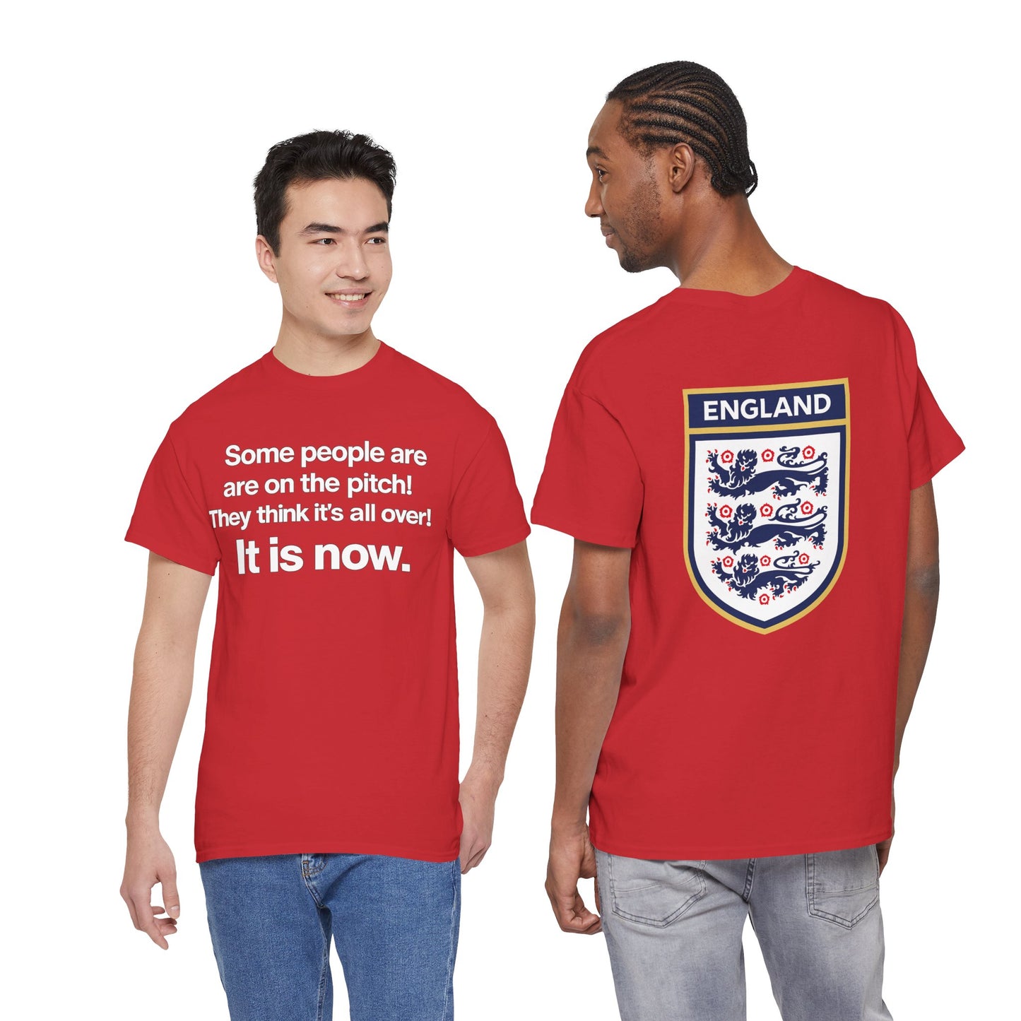 Some people are on the pitch - England 1966 T-Shirt — Bold Motivational Quote Tee