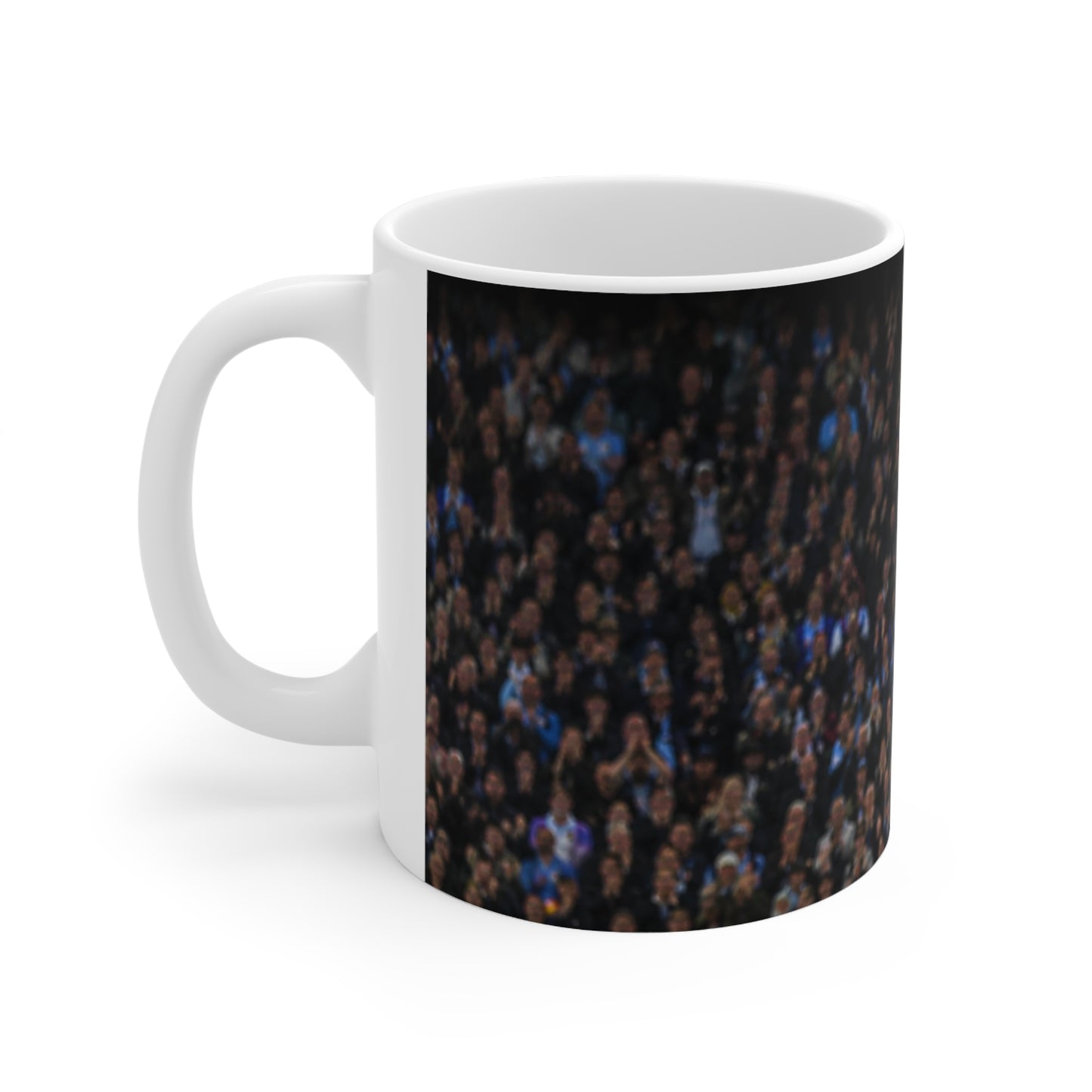 Kevin De Bruyne Farewell Manchester City Ceramic Coffee Mug — Energetic Stadium Photo, 11oz & 15oz