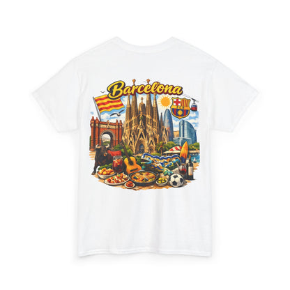 Barcelona Souvenir T‑Shirt — Vintage City Collage Tee