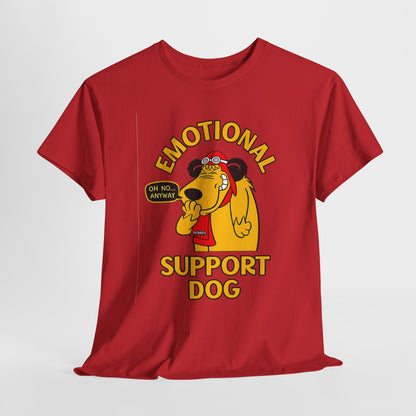 Emotional Support Dog T-Shirt — Cute Cartoon Comfort Pup Tee