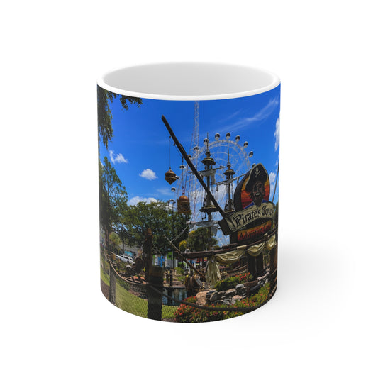 Pirates Cove International Drive Orlando Mug — Pirate Cove Ferris Wheel 11oz & 15oz Ceramic Coffee Cup