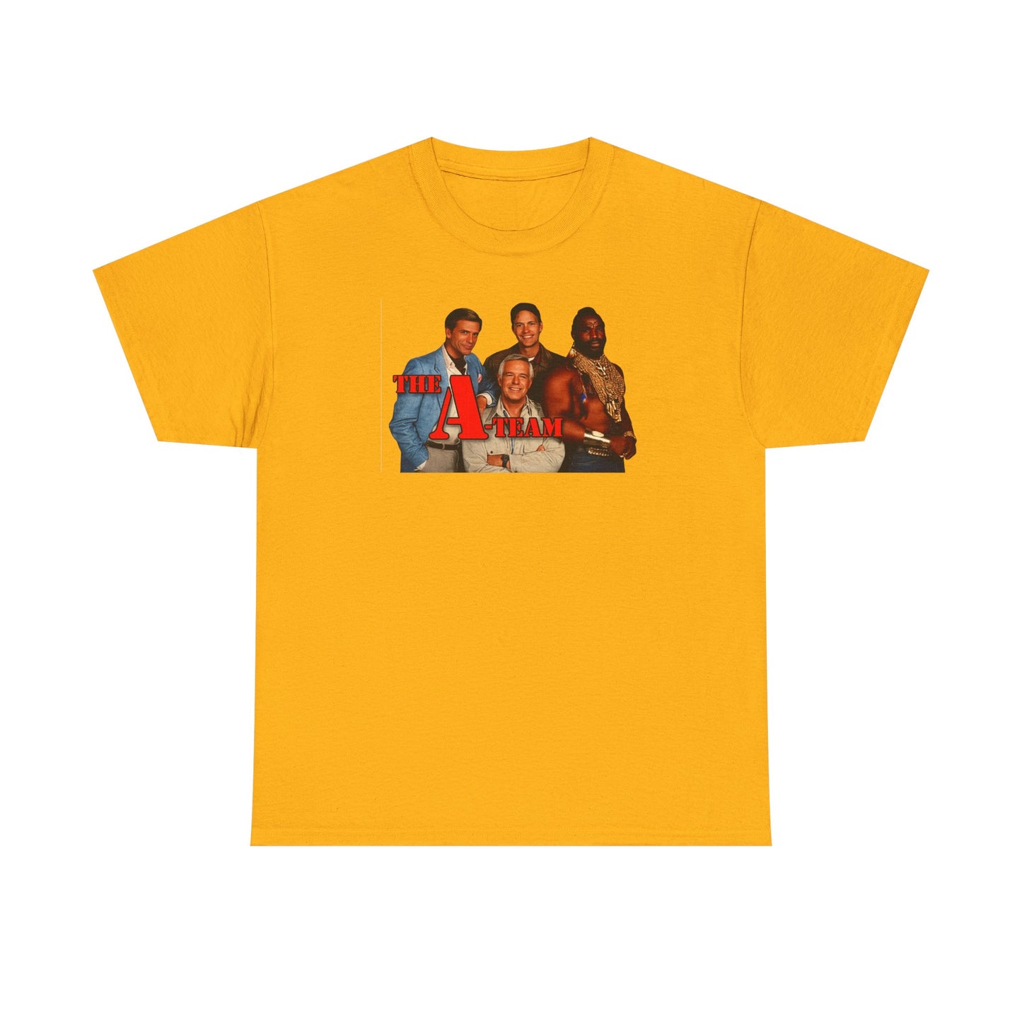 A-Team Graphic Tee — Retro TV Series Logo & Character Poster T-Shirt