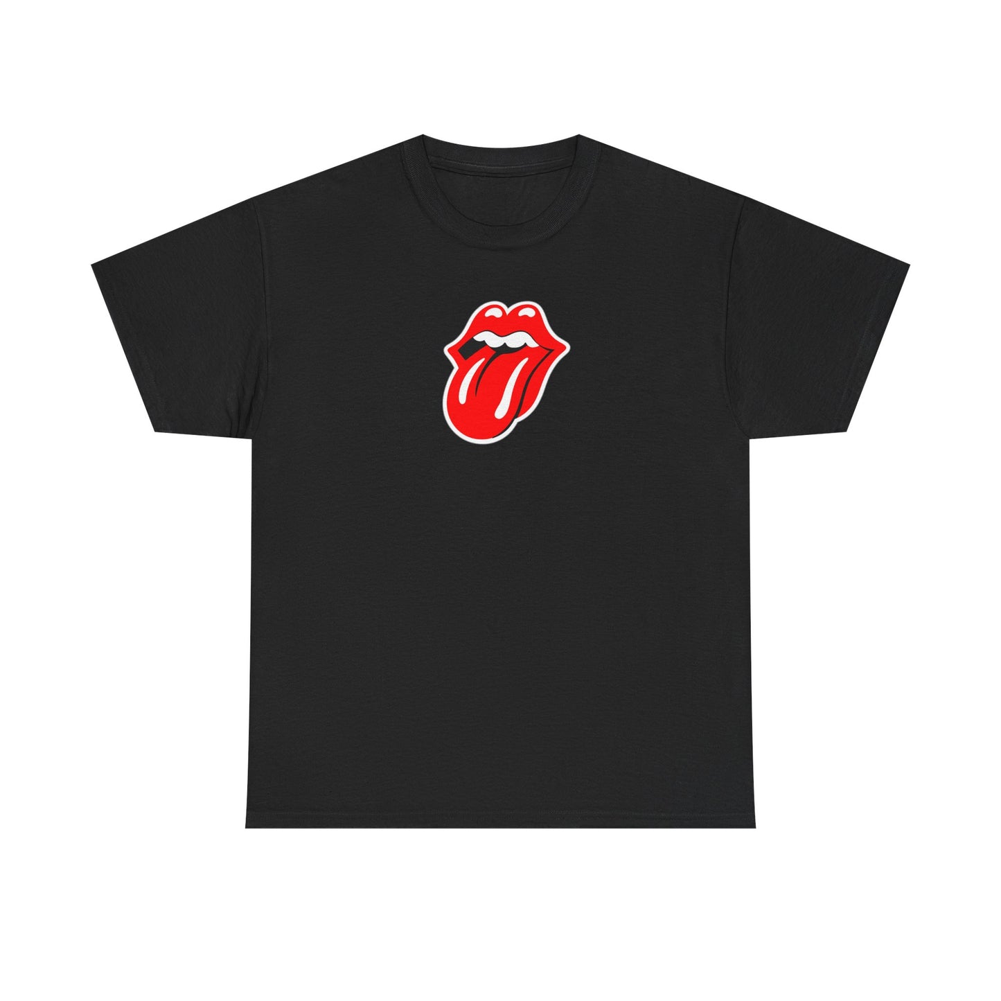 Rock Retro Red Tongue and Lips Graphic Tee