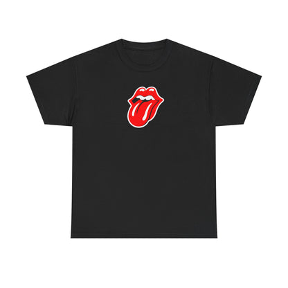 Rock Retro Red Tongue and Lips Graphic Tee