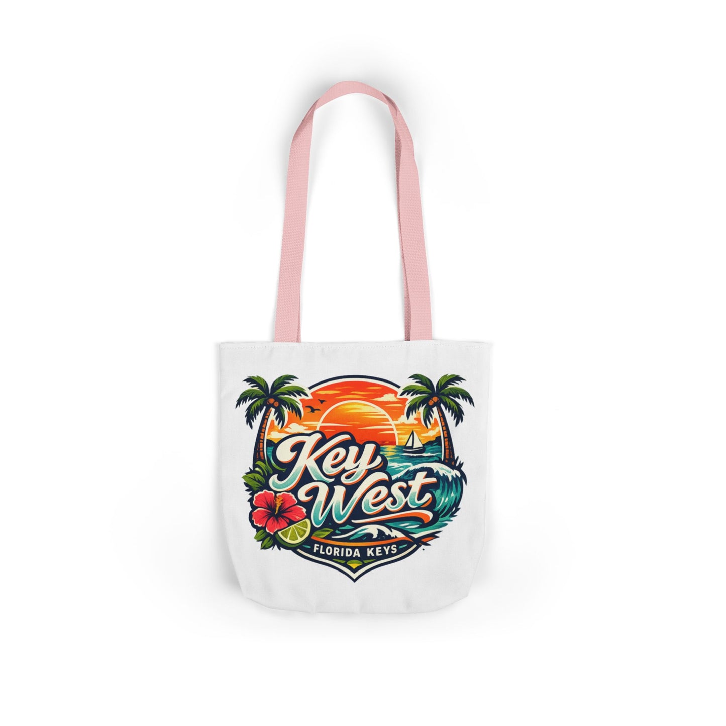 Key West Sunset Canvas Tote