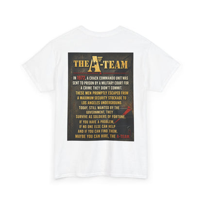 A-Team Graphic Tee — Retro TV Series Logo & Character Poster T-Shirt
