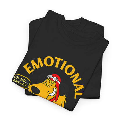 Emotional Support Dog T-Shirt — Cute Cartoon Comfort Pup Tee