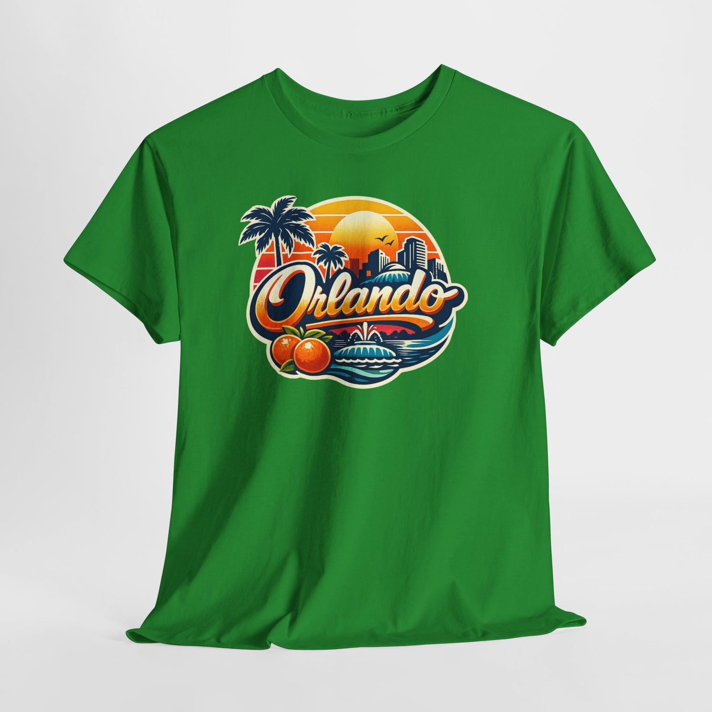 Orlando Retro Sunset T-Shirt — Vintage Florida Vacation Tee