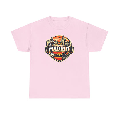 Madrid Skyline Soccer Crest T-Shirt