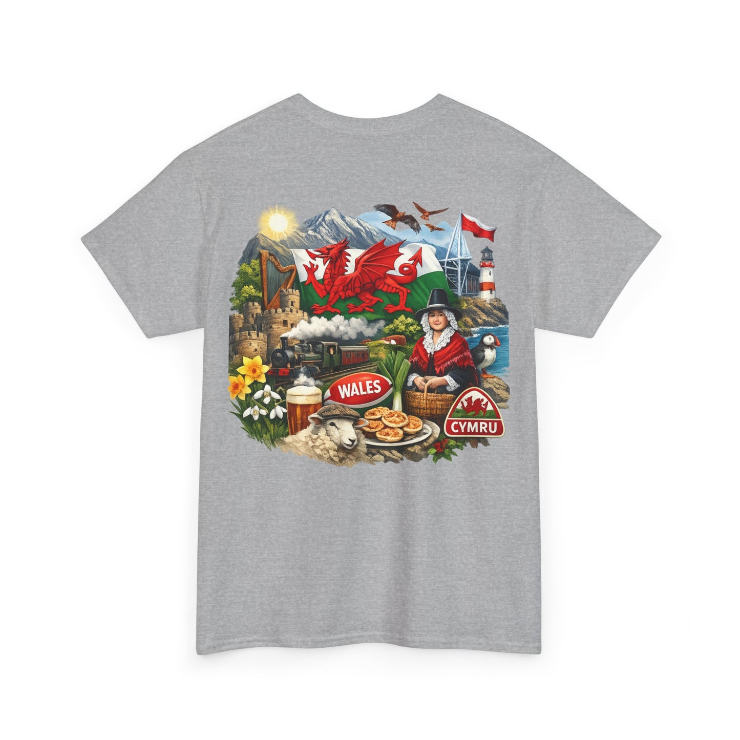 Wales Pride T-Shirt — 'Make Wales Great Again' Welsh Dragon Tee