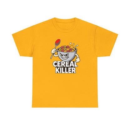 Cereal Killer Graphic Tee — Funny Breakfast Cartoon T‑Shirt