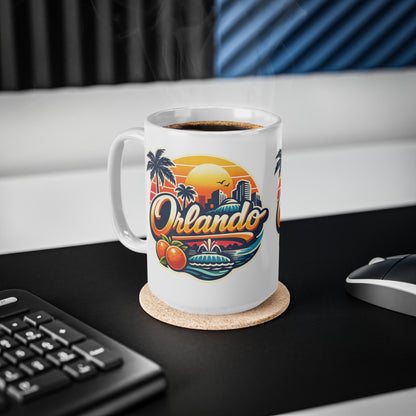 Orlando Tropical Sunset Coffee Mug — Ceramic 11oz & 15oz