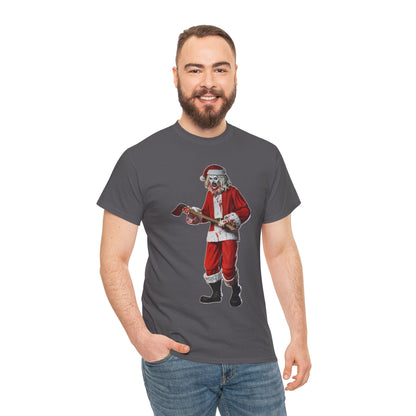 Santa Skeleton Guitar T-Shirt