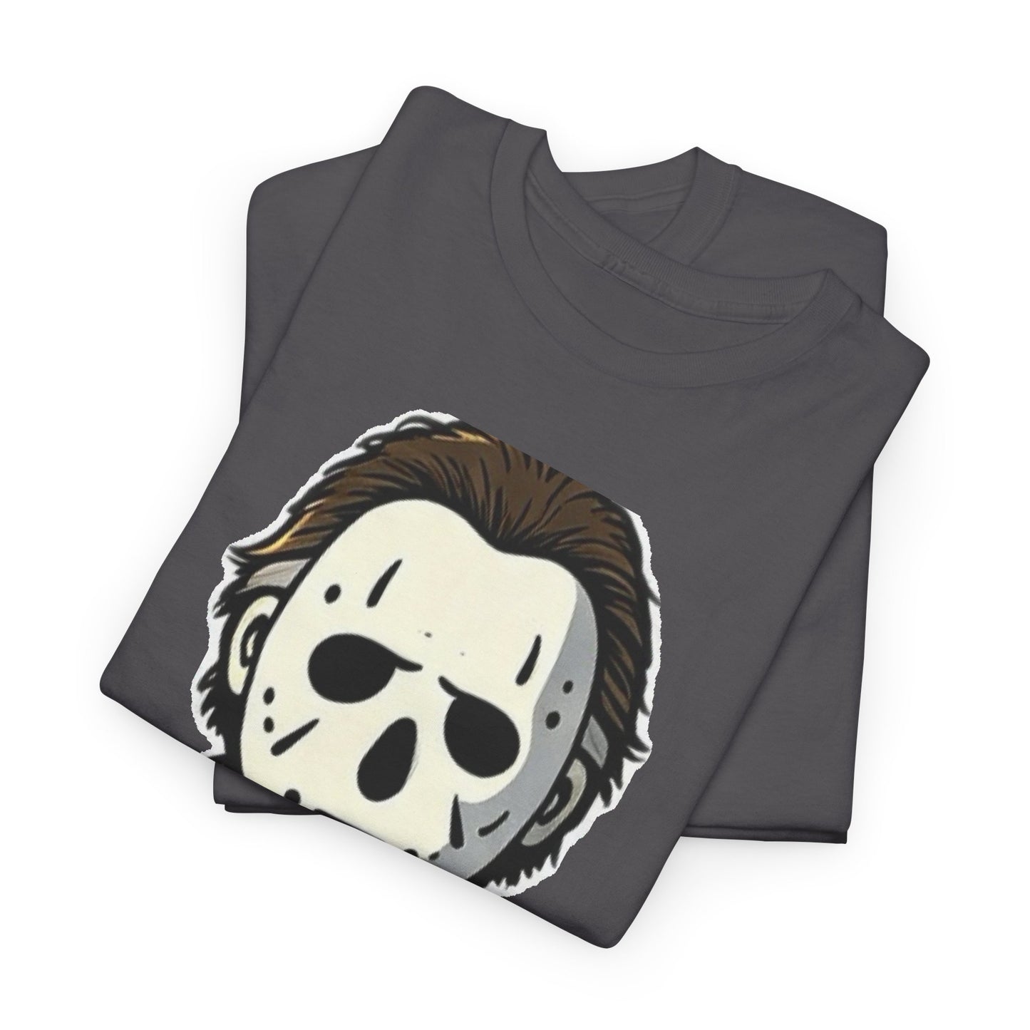 Horror Mask Tee — Jason-Inspired Halloween T-Shirt