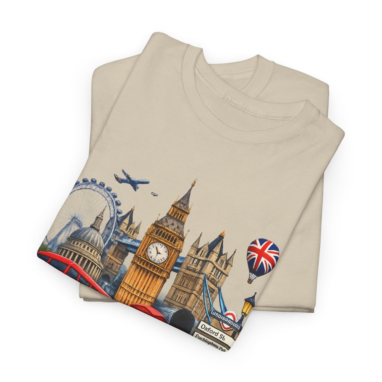 London Landmarks T‑Shirt — British Icons Collage Tee