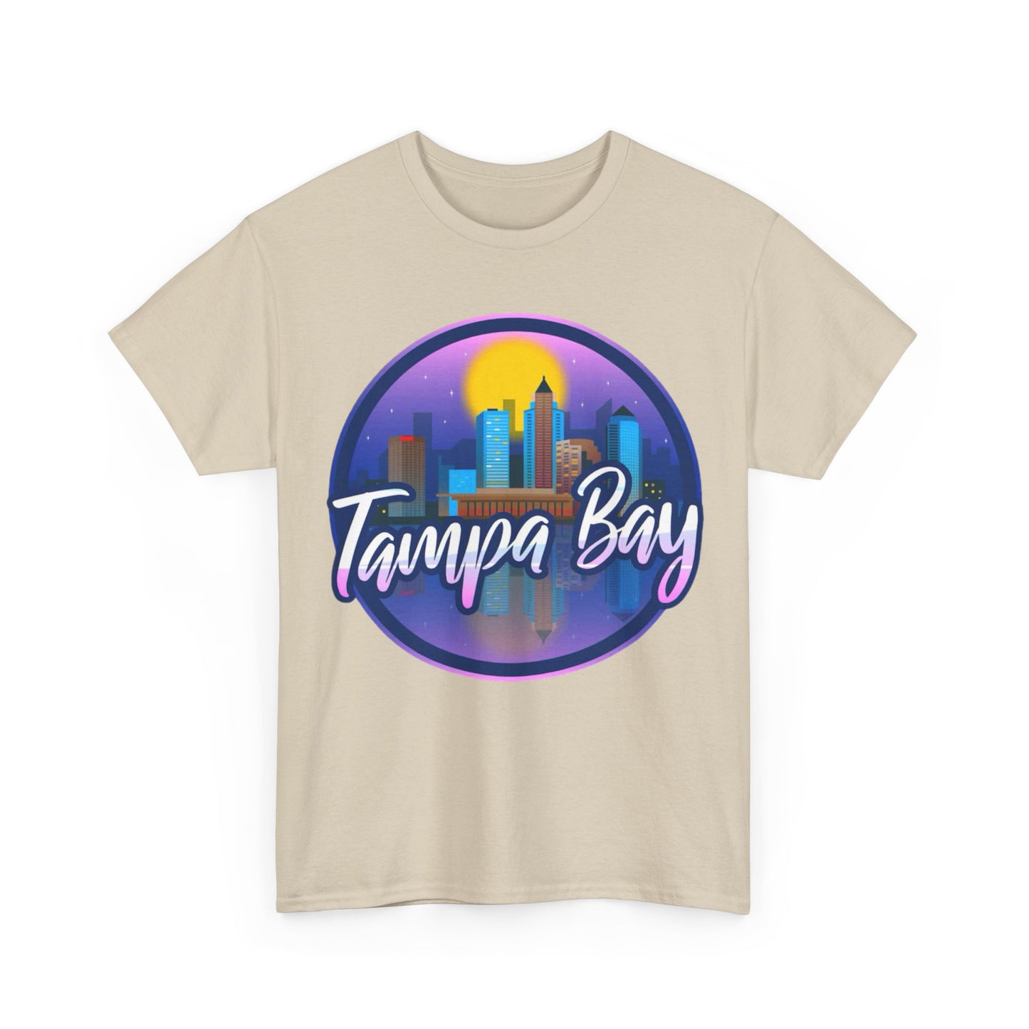 Tampa Bay Skyline T-Shirt — Retro Sunset Cityscape Tee