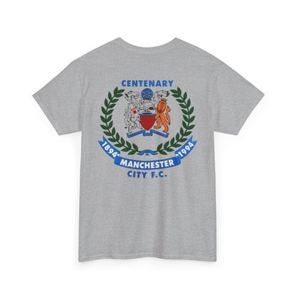 Manchester City F.C. Centenary Crest Tee — 1894–1994 Football Club Shirt