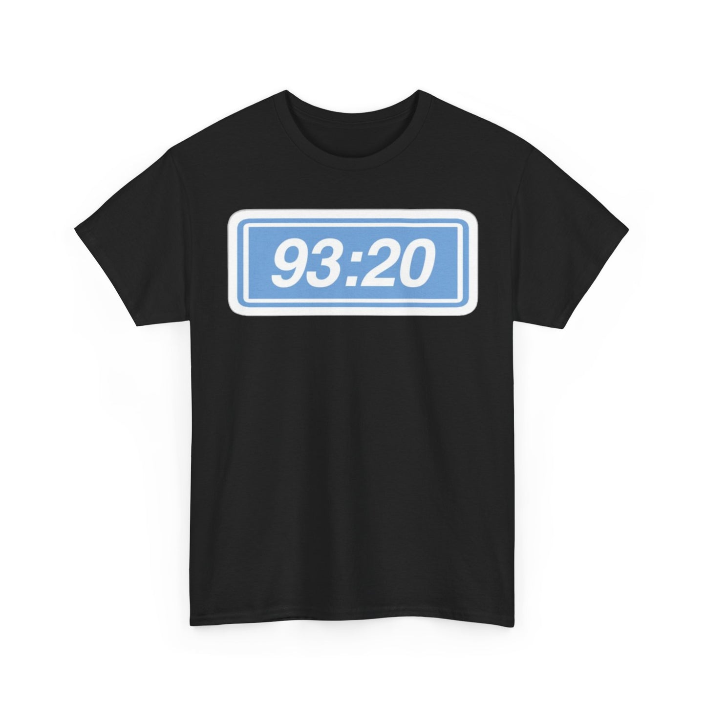 Manchester City 93:20 Tee — Minimal Retro Graphic T‑Shirt