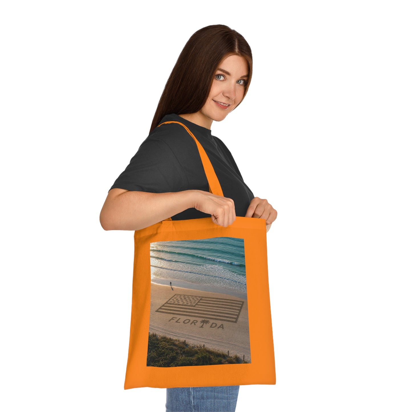 Florida Beach 100% Cotton Tote Bag