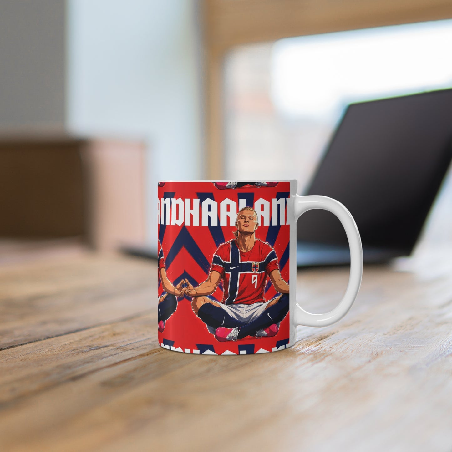 Erling Haaland Norway Player — Ceramic Coffee Cup (11oz & 15oz)