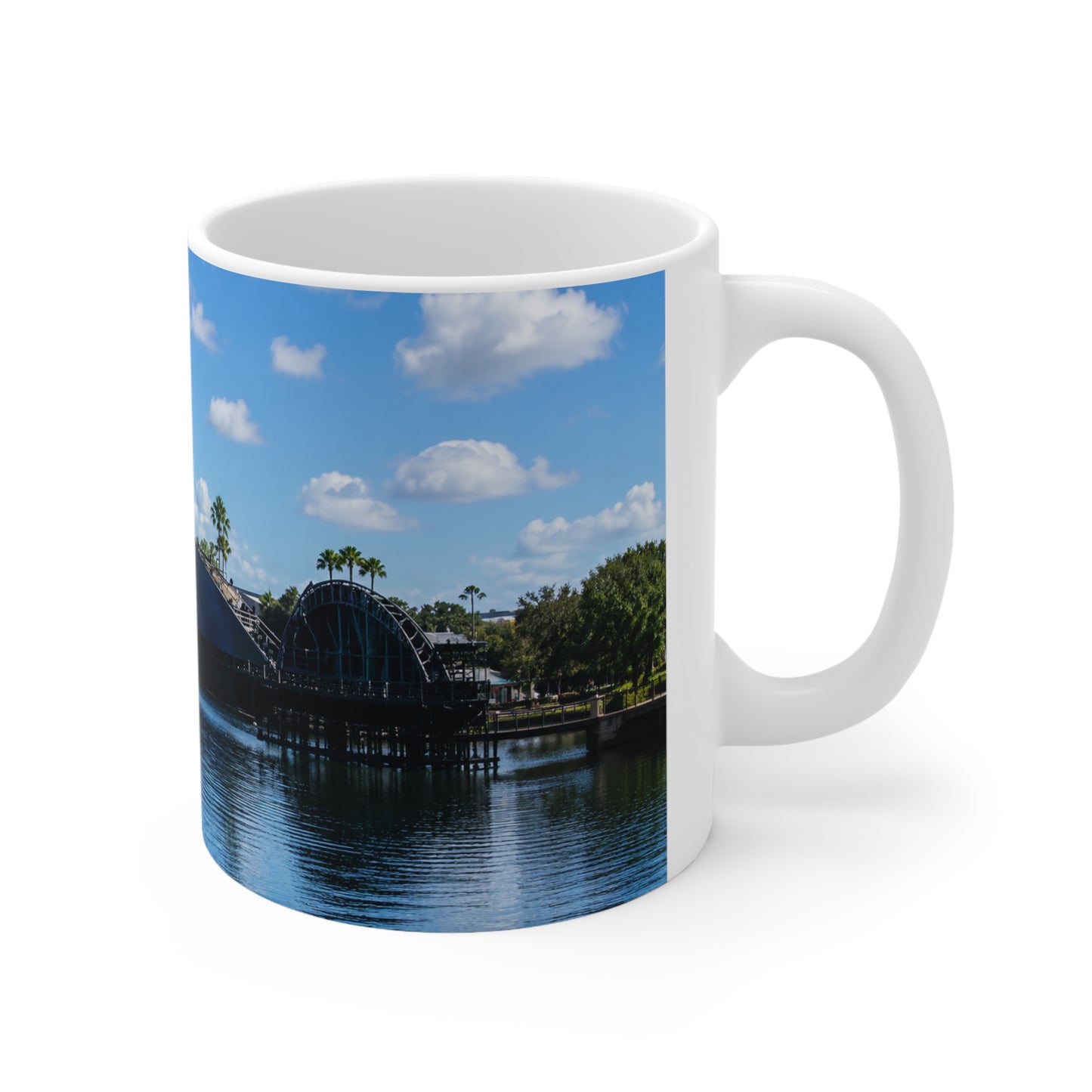 Epcot Spaceship Earth Scenic Ceramic Coffee Mug — 11oz & 15oz