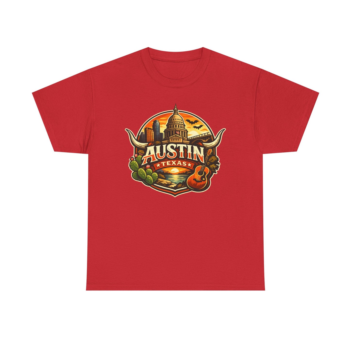 Austin Texas Vintage Travel T-Shirt