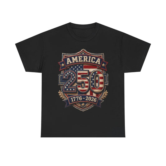 America 250 T-Shirt — 1776–2026 Bicentennial Celebration Tee