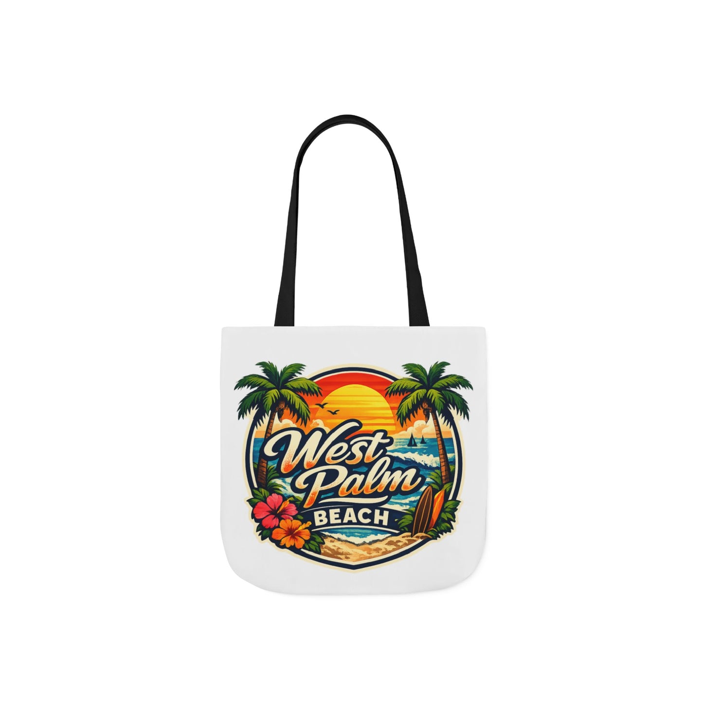 West Palm Beach Vintage Sunset Tote