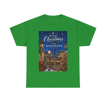 Manchester Christmas Tee — Merry Christmas 2026 Holiday T‑Shirt