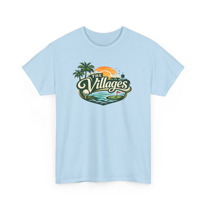The Villages of Florida Sunset Logo Tee - Florida Palm Beach Retro T-Shirt