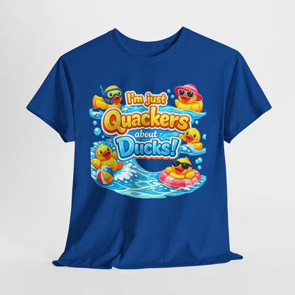 I'm Just Quackers About Ducks! Cute Rubber Duck Pool Tee