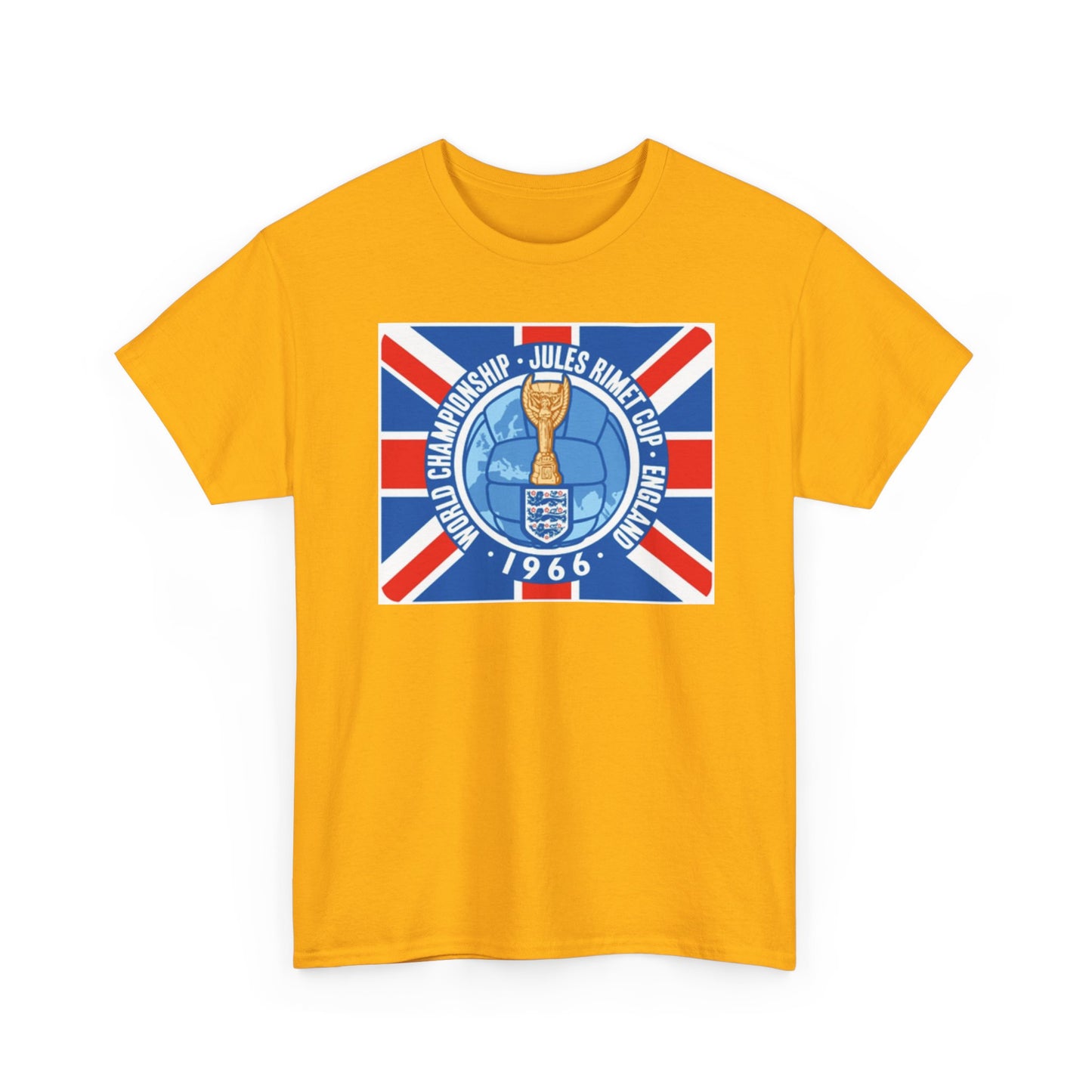 1966 World Cup Jules Rimet Trophy Tee — Vintage England Football Shirt