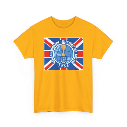 1966 World Cup Jules Rimet Trophy Tee — Vintage England Football Shirt