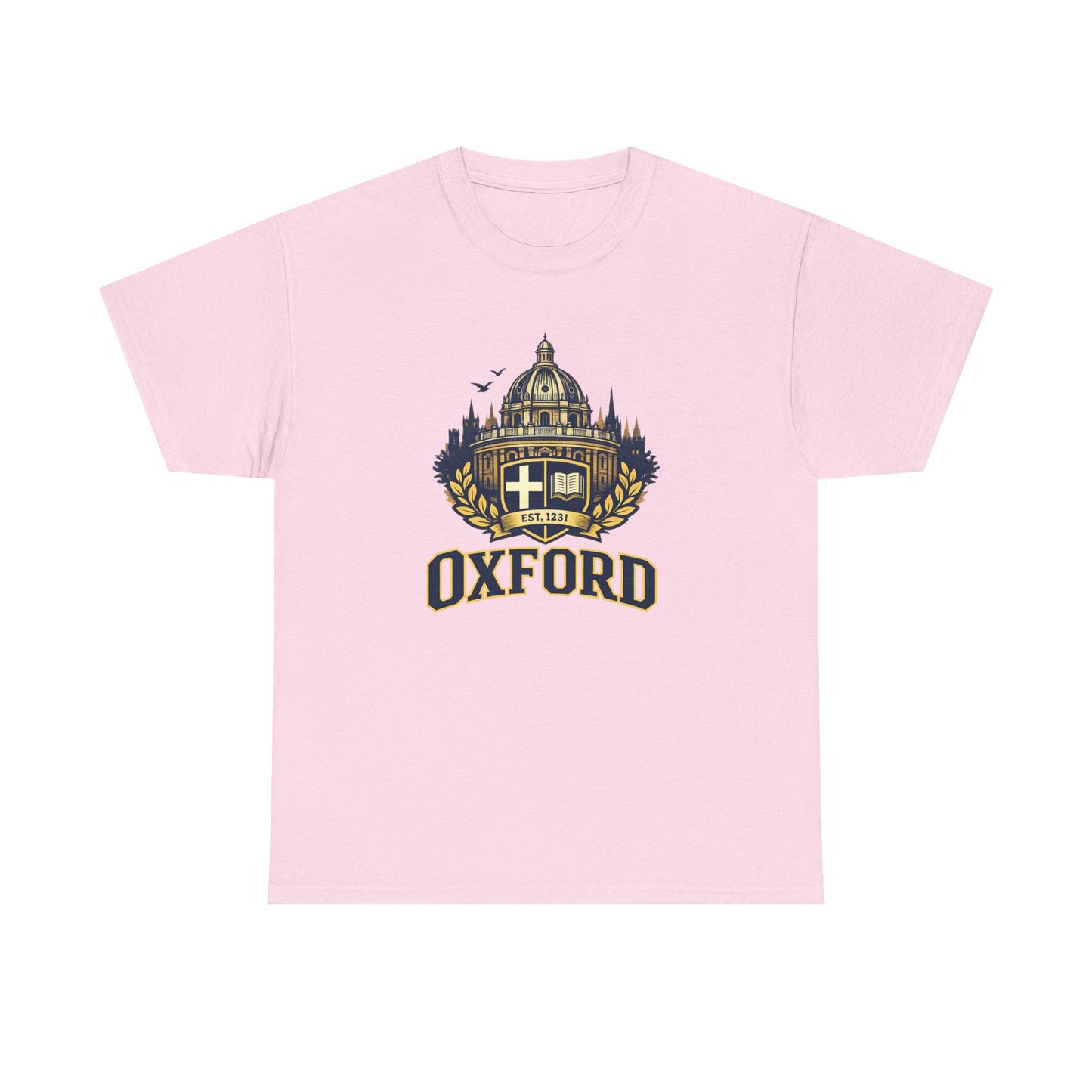 Oxford Crest T-Shirt — Vintage University Graphic Tee