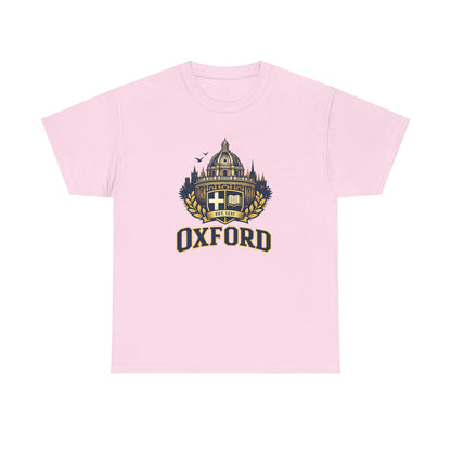 Oxford Crest T-Shirt — Vintage University Graphic Tee