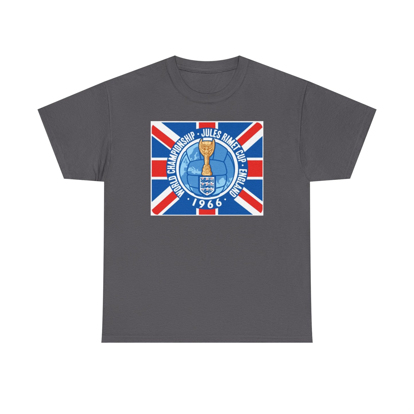 1966 World Cup Jules Rimet Trophy Tee — Vintage England Football Shirt