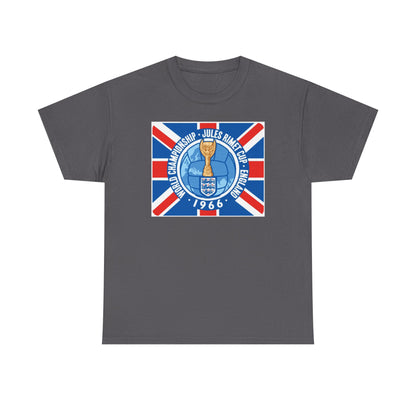 1966 World Cup Jules Rimet Trophy Tee — Vintage England Football Shirt
