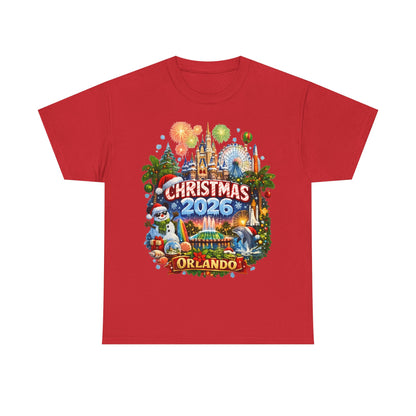 Christmas 2026 Orlando T-Shirt — Holiday Theme Park Souvenir Tee
